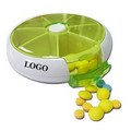 7 Day Pill Box Round Twist Pill Case